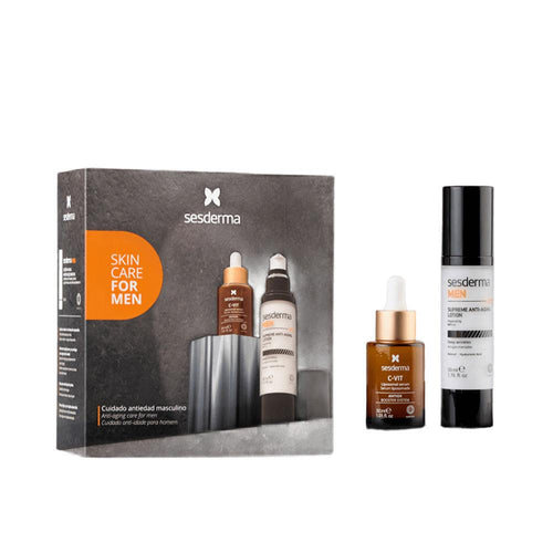 Sesderma Men Set Cosmetico Viso Anti Aging Cutting Edge Vitamin C
