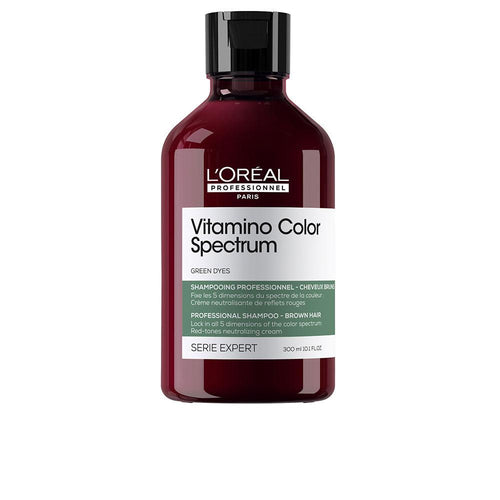 L'Oréal Professionnel Paris Vitamino Color Spectrum Shampoo Verde Para Cabello Teñido Neutraliza Los Tonos Cálidos