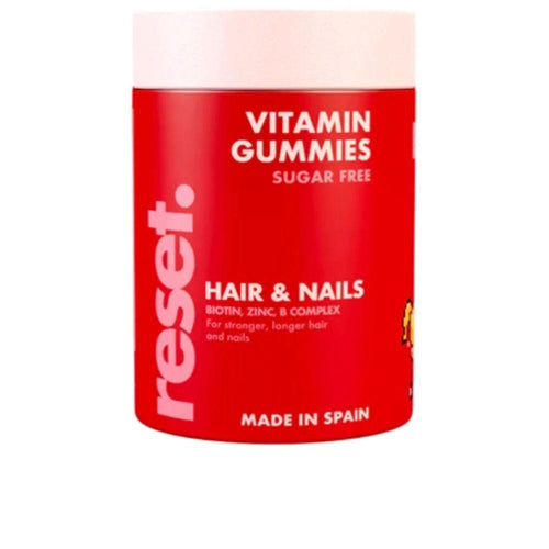 Reset Vitaminas Hair And Nails Gummies Cherry Hair Vitality Boost