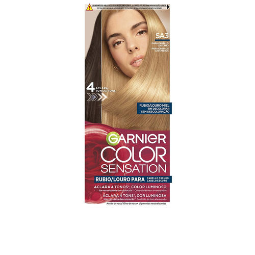 Garnier Color Sensation Tinte Para Cabello Luminous Blonde Para Cabello Oscuro Suave Y Sedoso