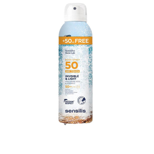Sensilis Invisible & Light Spray Corporal SPF 50 Plus Protección UV Superior
