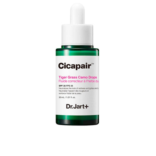 Dr.jart+ Cicapair Tiger Grass Camo Suero Corrector De Color Con SPF 35 Adiós Enrojecimiento Con Efectividad