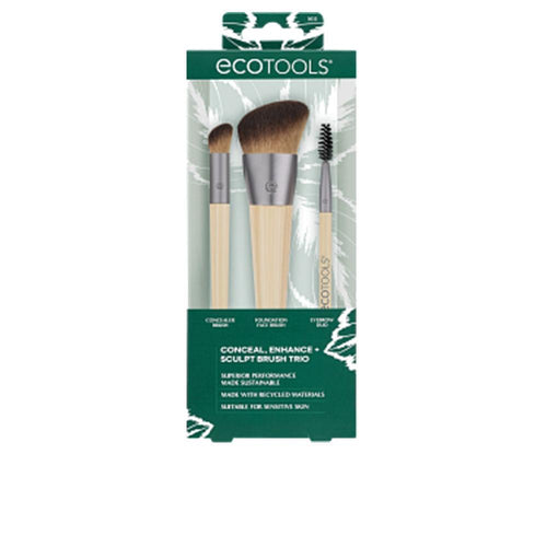 Ecotools New Natural Set Di Pennelli Per Trucco Applicazione Perfetta E Naturale