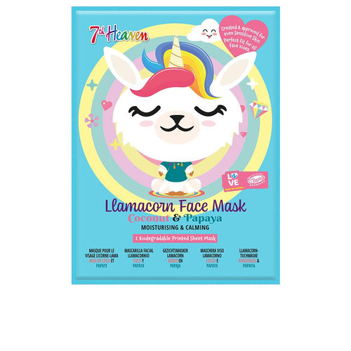7Th Heaven Llamacorn Maschera Viso Cocco Papaya Luminosità