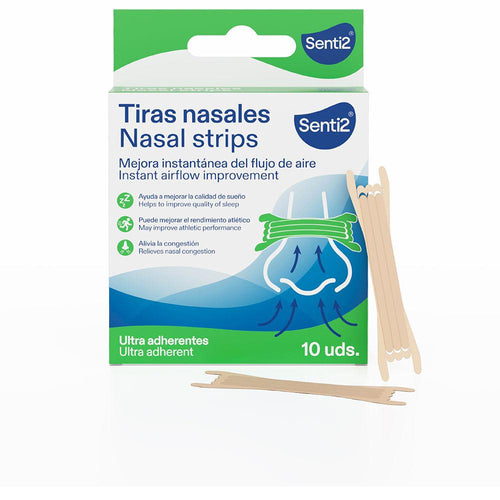 Senti2 Cuidado Nasal Tiras Nasales Respira Mejor Cada Día