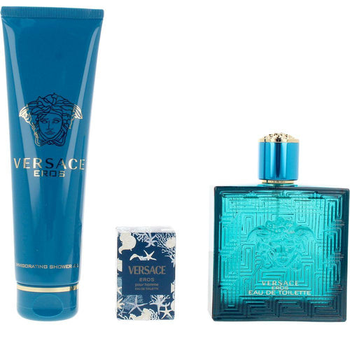 Versace Eros Set Perfume Eau De Toilette Fragancia Audaz Seductora