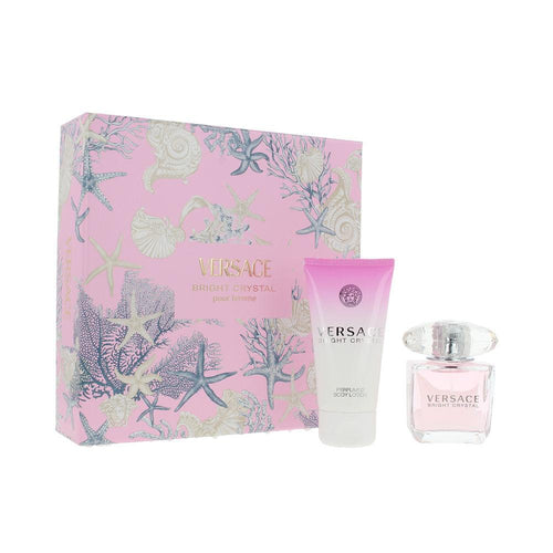 Versace Bright Crystal Perfume Eau De Toilette Fragancia Floral Radiante