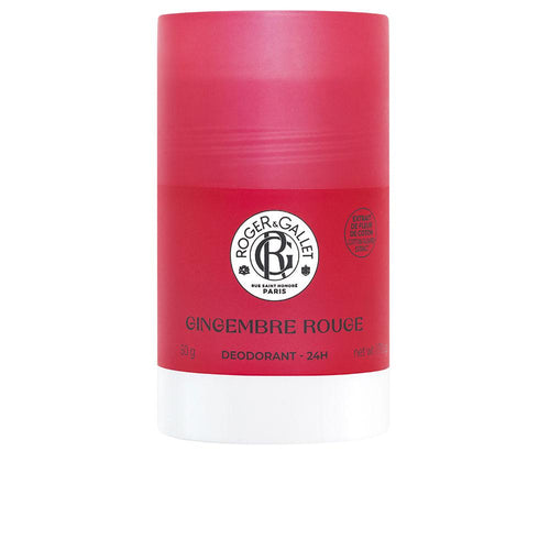 Roger & Gallet Gingembre Rouge Desodorante Sólido Frescura Natural Todo El Día