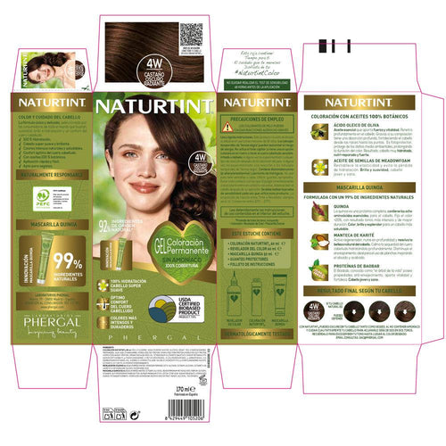 Naturtint Coloración Tinta Per Capelli Senza Ammoniaca Copertura Grigi Perfetta