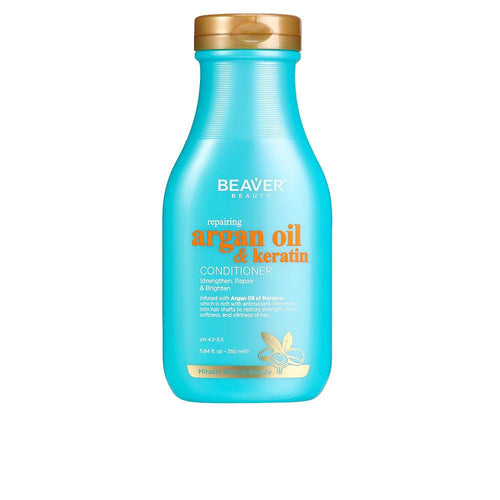 Beaver Argan Oil & Keratin Baume Réparateur Cheveux Doux Et Soyeux