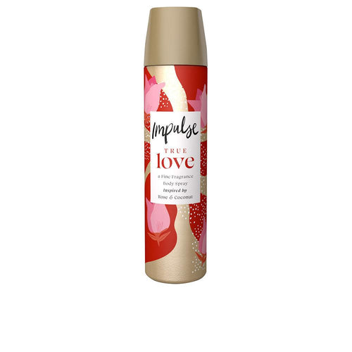 Impulse Body Spray Perfume Eau De Toilette Love Notas De Rosa Y Coco