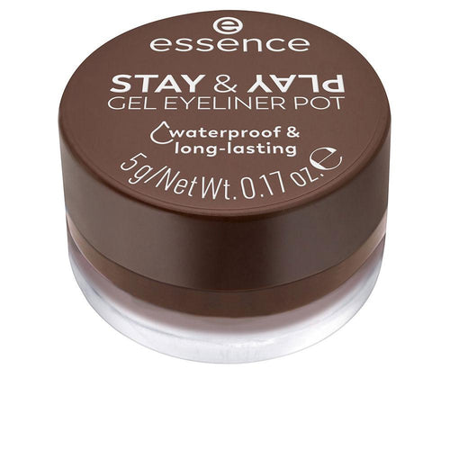 Essence Stay & Play Gel Eyeliner Für Augen Langanhaltend Ohne Verschmieren