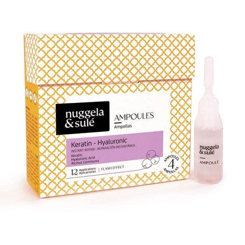 Nuggela & Sulé Ampollas Haarampullen Keratin Hyaluronic Schnelle Reparatur Und Feuchtigkeit