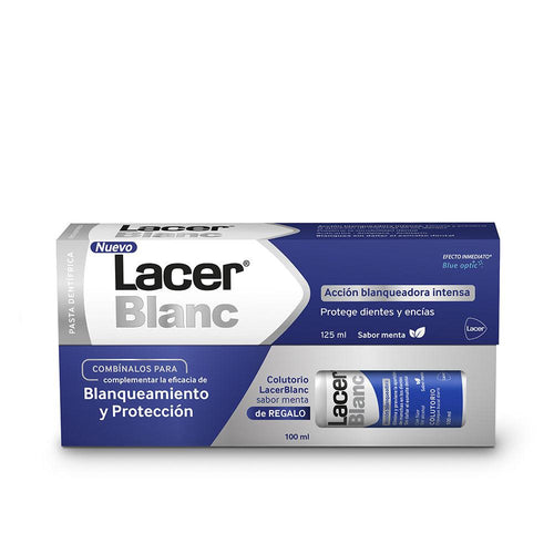 Lacer Lacerblanc Dentifrice Et Bain De Bouche Menthe Blanchiment Et Protection