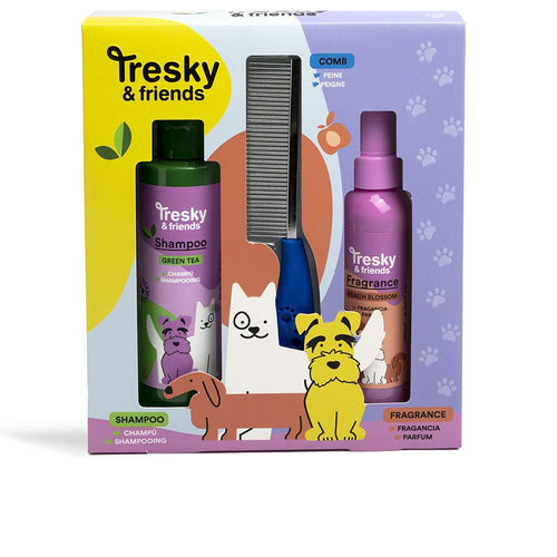 Tresky & Friends Limpieza Mascota Set De Baño Para Perros Mima A Tu Mascota