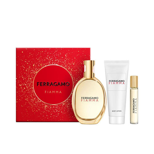 Salvatore Ferragamo Fiamma Perfume Eau De Parfum Set Elegancia Atemporal Y Potencia