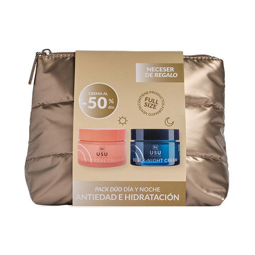 Usu Cosmetics Usu Cosmetics Hidratantes Set De Crema Facial Duo Con Necessaire Nutrición Profunda Y Juventud