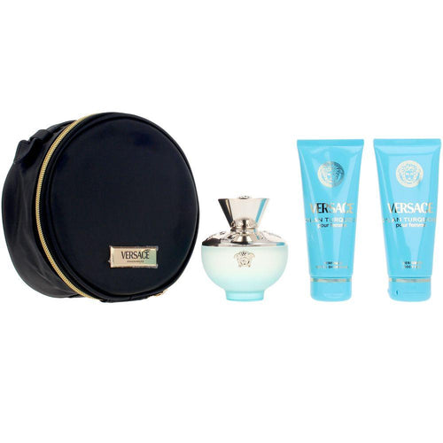 Versace Dylan Turquoise Profumo Eau De Toilette Set Sensualità Fresca E Giovane