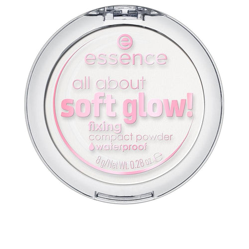 Essence All About Soft Glow Cipria Compatta Impermeabile Luminosità Vellutata Duratura