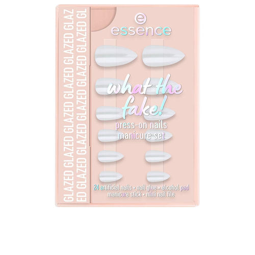 Essence What The Fake! Kit Uñas Falsas Look De Salón En Casa