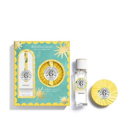 Roger & Gallet Agua Perfumada Bienestar Kosmetik Set Duftwasser Und Duftseife Mediterrane Frische