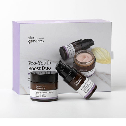 Skin Generics Wakame Duo Cosmético Facial Gel Concentrado Y Crema Antiarrugas Efecto Potenciador De Ácido Hialurónico