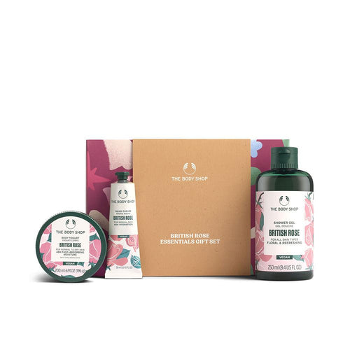 The Body Shop British Rose Set Cosmetico Pelle Setosa Con Rose