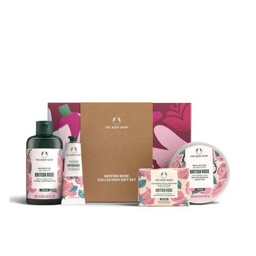The Body Shop British Rose Kosmetik Geschenkset Strahlende Haut Freude