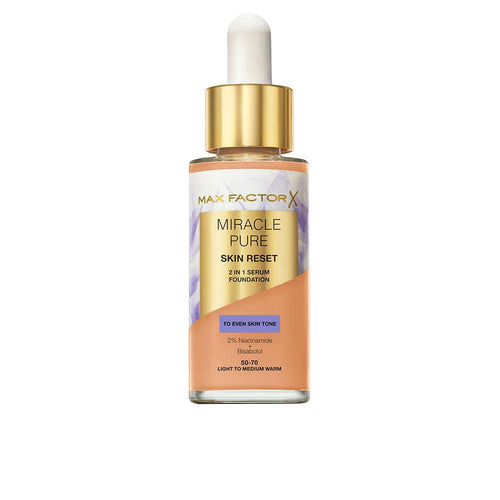 Max Factor Miracle Pure Suero Primer Revitalizante Efecto Mate Inmediato