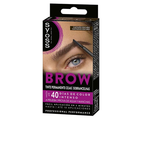 Syoss Brow Tint Permanent Eyebrow Tint Vegan Signature Brow Impact