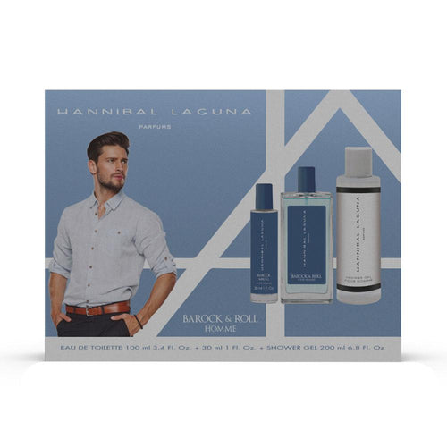 Hannibal Laguna Barock & Roll Perfume Set Eau De Toilette And Shower Gel