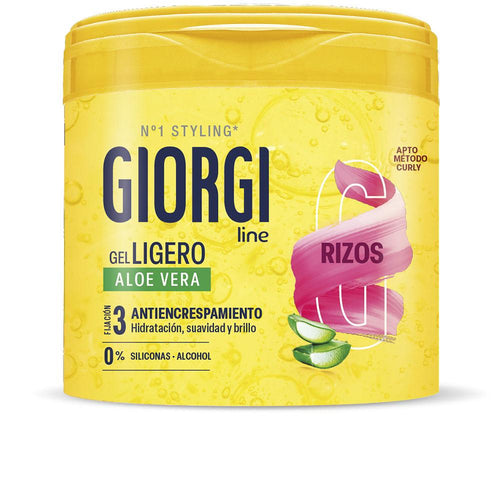 Giorgi Line Gel Ligero Haar Styling Gel Für Lockiges Haar Sanfte Lockendefinition Für Perfektion