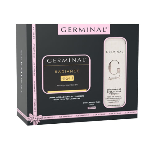Germinal Acción Inmediata Radiance Set Cosmétique De Nuit Éclat Et Jeunesse