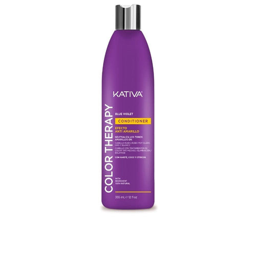 Kativa Kativa Color Therapy Blu Violetto Anti Effetto Giallo Balsamo Per Capelli Capelli Setosi Naturalmente