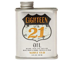 18.21 Man Made Noble Oud Aceite Para Barba Cabello Y Piel Nutrir Y Revitalizar