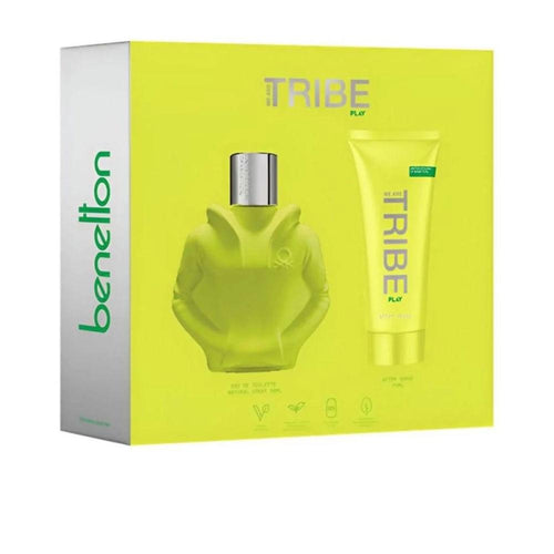 Benetton We Are Tribe Play Men Profumo Eau De Toilette E Gel Doccia Profumato
