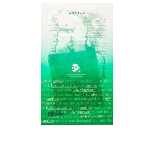 Axis-Y Mugwort Green Vital Energy Complex Maschera In Tessuto
