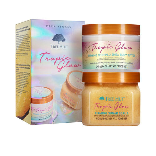Tree Hut Sugar Scrubs Tropic Glow Body Care Pack Radiant Skin