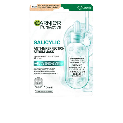 Garnier Pure Active Mascarilla Sérum Anti Imperfecciones Para Una Piel Radiante