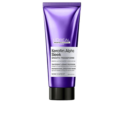 L'Oréal Professionnel Paris Keratin Alpha Sleek Tratamiento Capilar Antifrizz Cabello Liso Perfecto