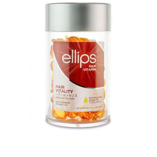 Ellips Vitamina Capilar Argan Oil Orange Vitality Defensa Térmica Para Cabello Saludable