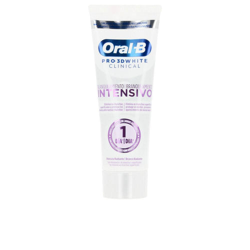 Oral-B Pro-3Dwhite Zahnpasta Klinische Intensive Aufhellung Sichtbar Weißere Zähne Schnell