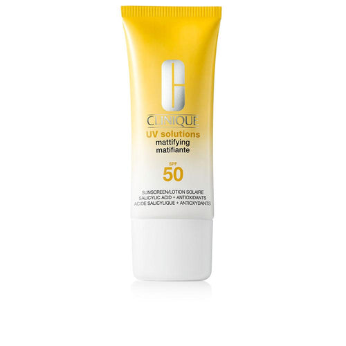 Clinique Uv Solutions Protector Solar Matificante Spf50 Para Piel Mixta Y Grasa Fórmula Pura Y Sana