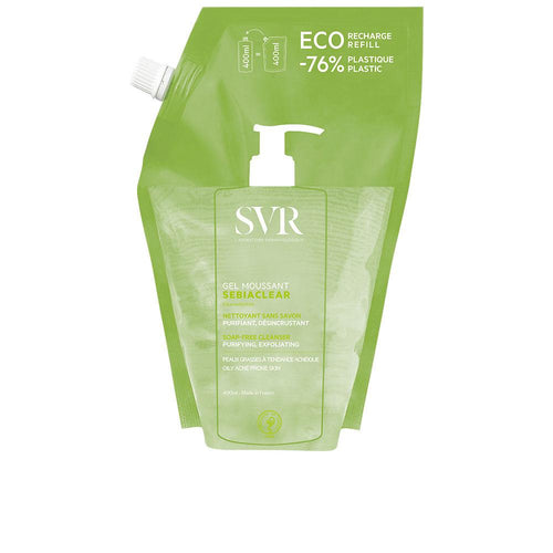 Svr Sebiaclear Gel Espumoso Corporal Recarga Efecto Tonificante Natural