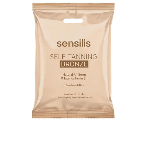 Sensilis Self Tanning Toallitas Para Rostro Bronceado Intenso En Horas