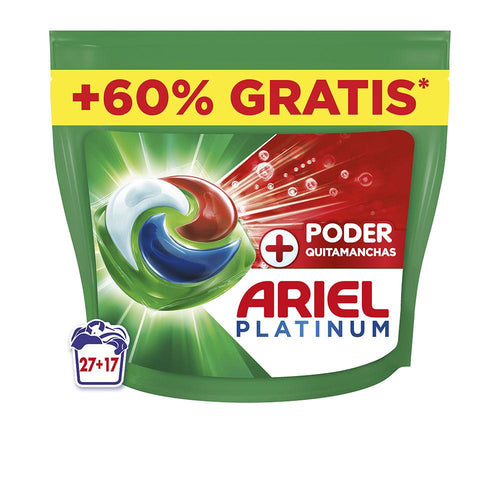 Ariel Platinum Detergente Quitamanchas Extra Potencia Fragancia Floral Duradera