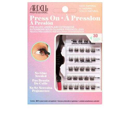 Ardell Extensiones De Pestañas Press On - Efecto Natural - Aplicación Rápida Sin Pegamento