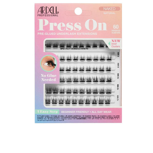 Ardell Extensiones De Pestañas Press On - Efecto Natural - Aplicación Rápida Sin Pegamento