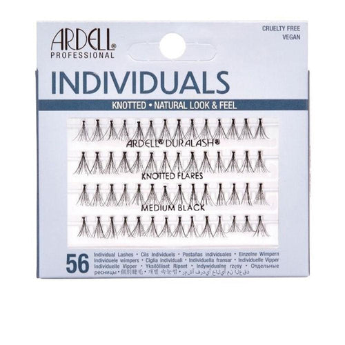 Ardell Pestañas Postizas Individual Extensiones De Pestañas Negras Medianas Estilo Personalizado Perfecto