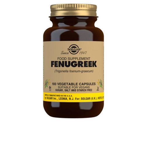 Solgar Cardiovascular Solgar Vegetable Capsule Fenugreek Pure Mediterranean Nutrient Power